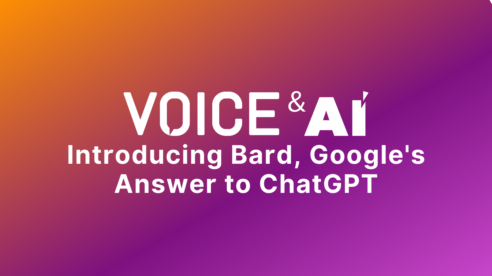 Introducing Bard, Google's Answer to ChatGPT