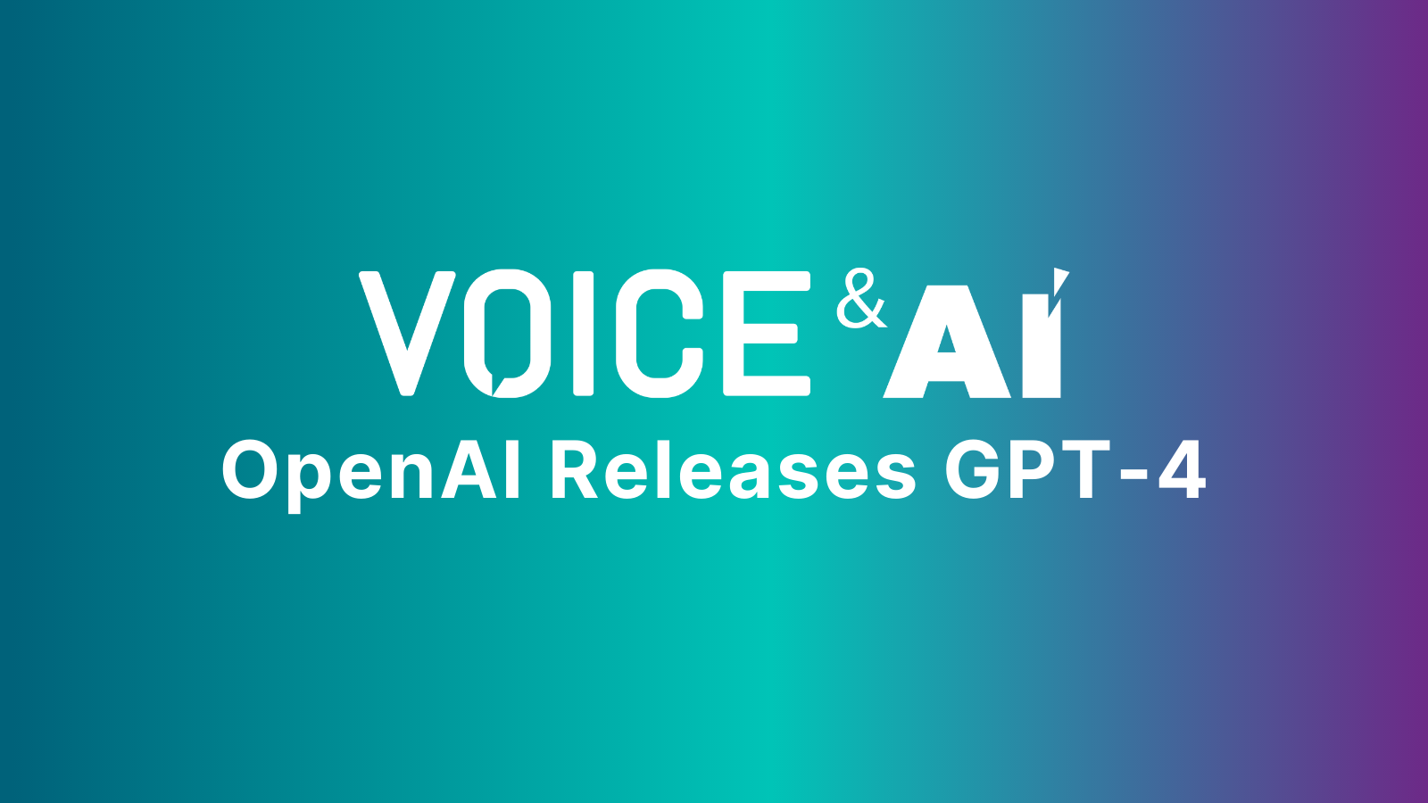 OpenAI Releases GPT-4